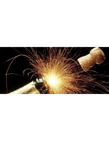 Bouteille de Champagne en cadeau.