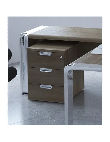 Caisson sur roulettes 3 tiroirs - Mobel Linea