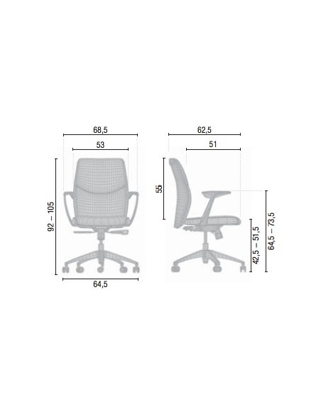 Fauteuil Manager en cuir modèle VIC – Mobel Linea