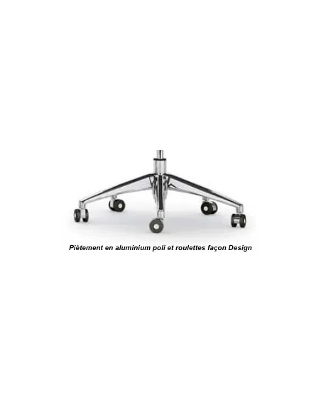 Fauteuil Manager en cuir modèle VIC – Mobel Linea