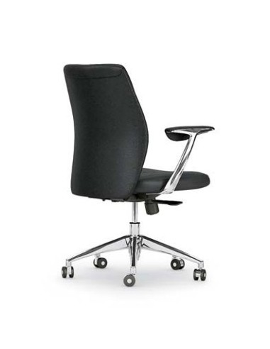 Fauteuil Manager en cuir modèle VIC – Mobel Linea