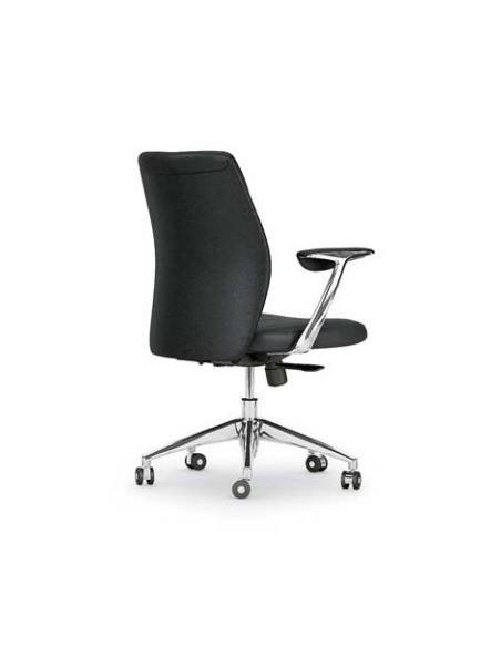 Fauteuil Manager en cuir modèle VIC – Mobel Linea