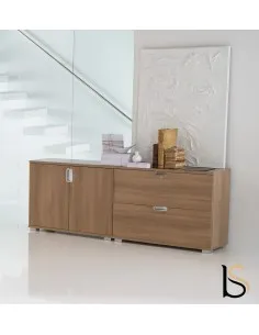 Armoire mixte avec classement pour dossiers suspendus – Mobel Linea