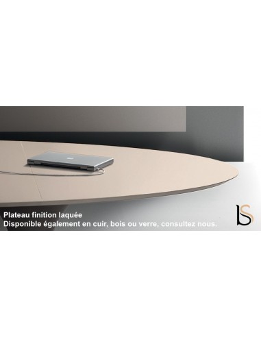 Table de réunion forme ovale Ola – Martex
