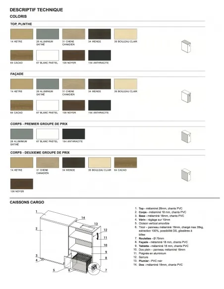 Caisson maxi rangement - MDD.