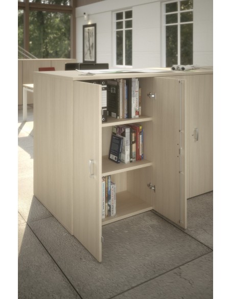 Armoire moyenne à portes battantes – Mobel Linea