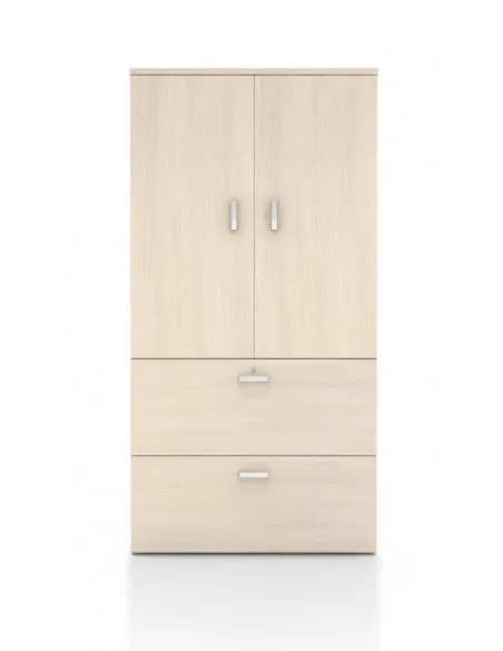 Armoire mixte avec tiroirs pour dossiers suspendus – Mobel Linea