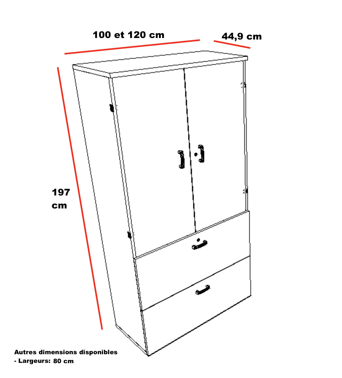 Dimension Armoire De Bureau Bright Shadow Online