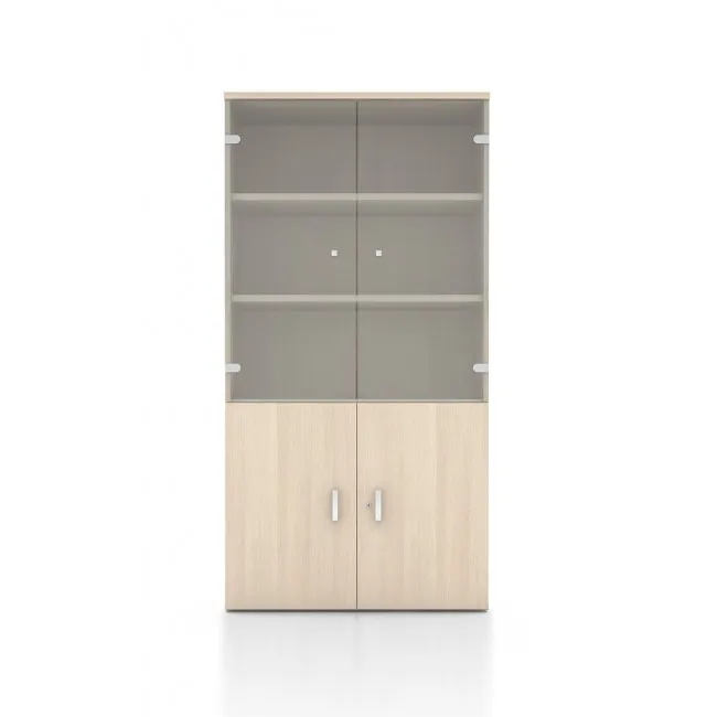 Armoire haute version bibliothèque – Mobel Linea