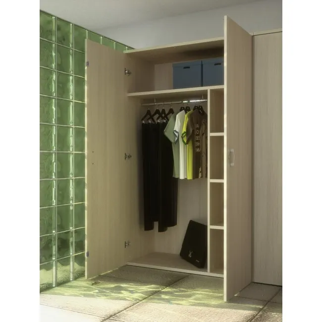 Armoire vestiaire avec portes battantes – Mobel Linea