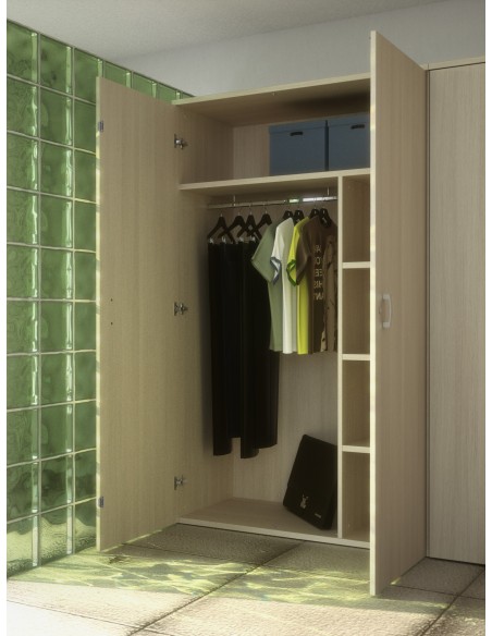 Armoire vestiaire avec portes battantes – Mobel Linea