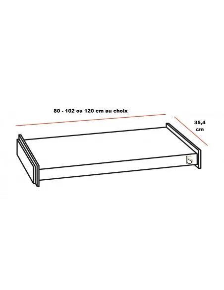 Tablette de consultation pour armoire NG – Mobel Linea