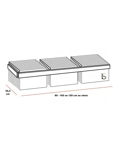 Châssis extractible pour armoire NG – Mobel Linea