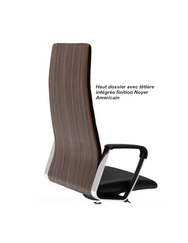 Fauteuil de direction gamme Exclusive en cuir modèle Directa – Offisit.