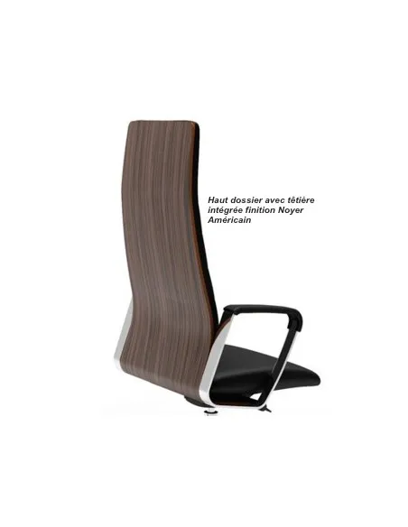 Fauteuil de direction gamme Exclusive en cuir modèle Directa – Offisit.