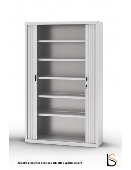 Armoire haute à portes rideaux teinte unie – GAPSA