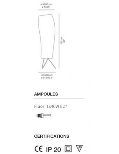 LAMPADAIRE DESIGN WARM