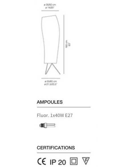 LAMPADAIRE DESIGN WARM