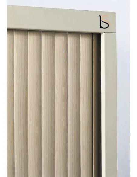 Armoire haute à portes rideaux teinte unie – GAPSA