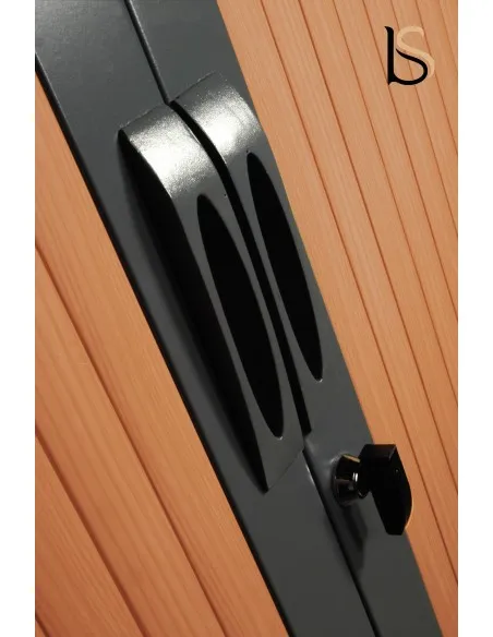 Armoire haute à portes rideaux teinte unie – GAPSA