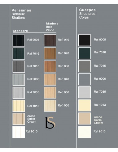 Armoire haute à portes rideaux teinte unie – GAPSA