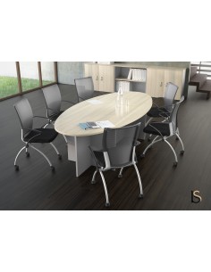 Table de réunion ovale K3 – Mobel Linea.