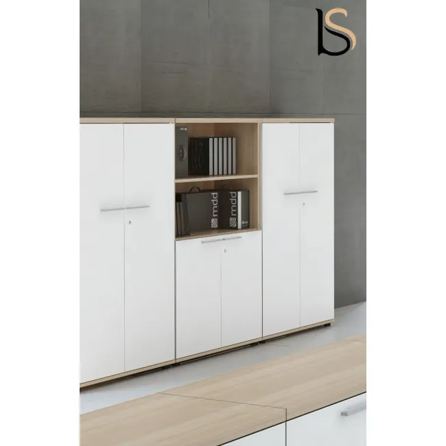 Armoire avec niche bibliothèque – MDD