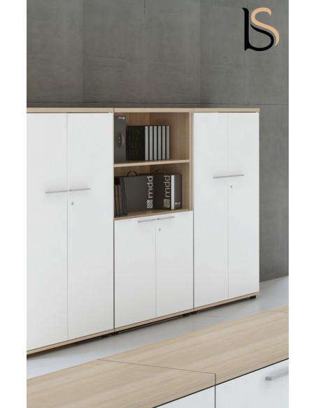 Armoire avec niche bibliothèque – MDD