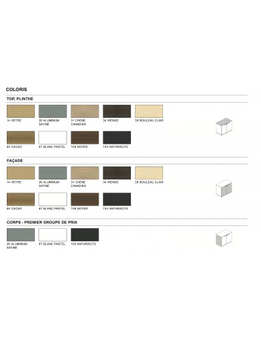 Armoire avec niche bibliothèque – MDD