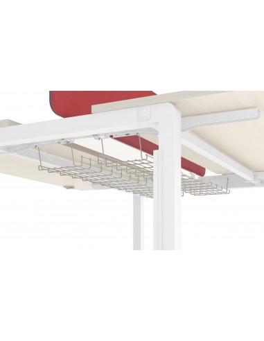 Lot de 2 goulottes horizontales guide-câbles Yan - MDD.