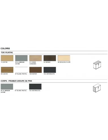 Armoire de rangement 2 niveaux – MDD