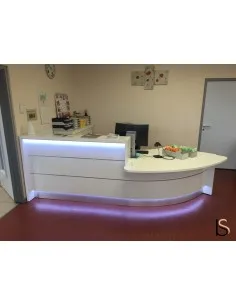 Banque d’accueil lumineuse Valde - MDD