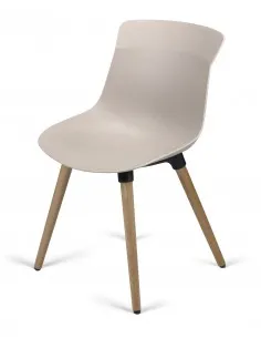 Chaise coque Lumo Wood