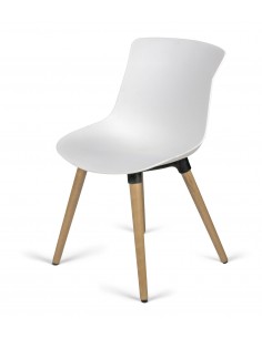 Chaise coque Lumo Wood