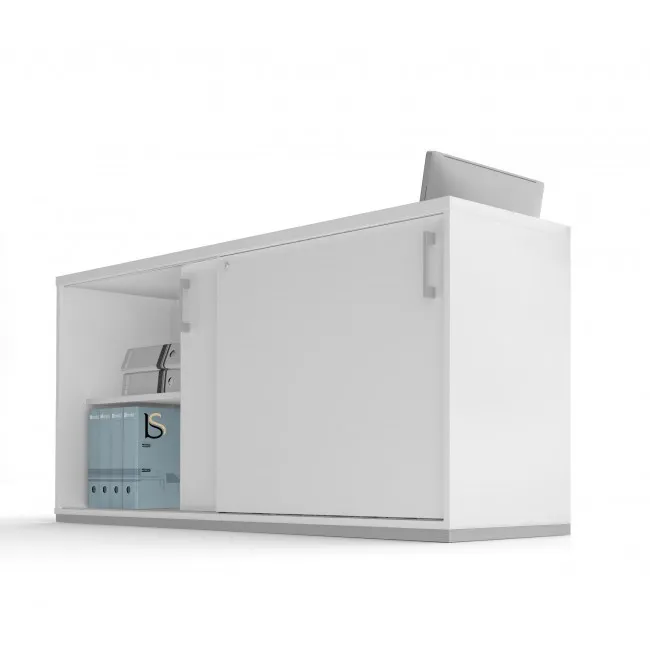 Armoire basse portes coulissantes - MDD