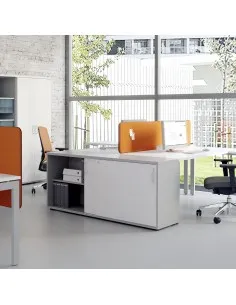 Armoire basse portes coulissantes - MDD