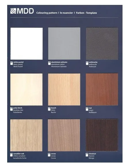 Armoire mi-haute portes coulissantes - MDD