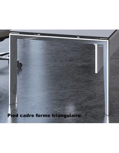 Bureau d’angle en verre Star– Mobel Linea