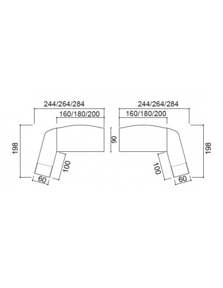 Bureau X time Stop avec convivialité en verre – Quadrifoglio.