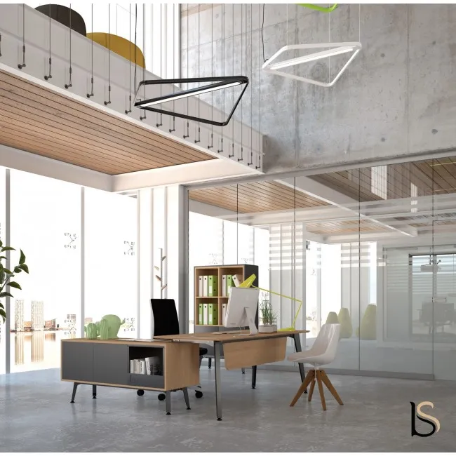 Bureau avec crédence en retour Idea Ypsilon - Quadrifoglio