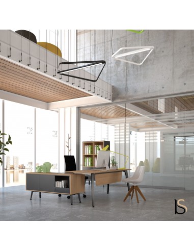 Bureau avec crédence en retour Idea Ypsilon - Quadrifoglio