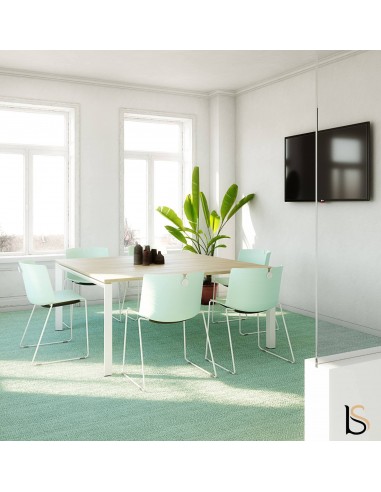 Ensemble de 2 bureaux Bench Idea Ypsilon avec meuble de rangement – Officity.