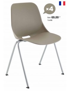 Table de réunion rectangulaire, modèle X2 - Officity