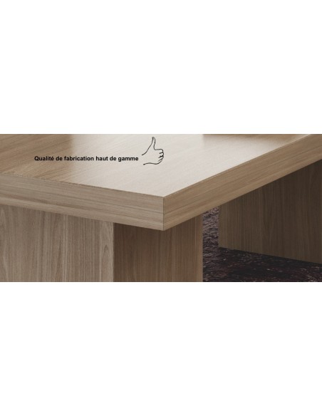 Table de réunion rectangulaire X2 - Officity