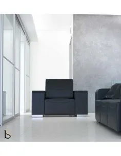 Bureau Bench X2 pour deux personnes avec crédences de rangement - Officity