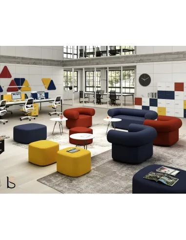 Fauteuil manager, axe décentré tout résille modèle Fabio – Sitek.