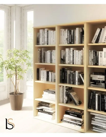 Étagère haute en bois – Mobel Linea