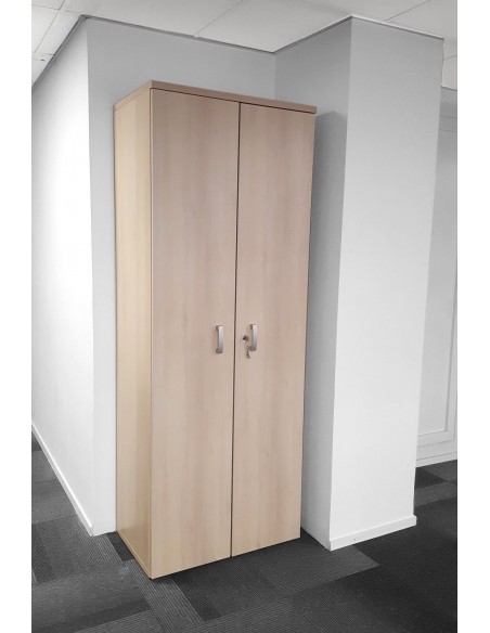 Armoire bois haute portes battantes largeur 80 cm