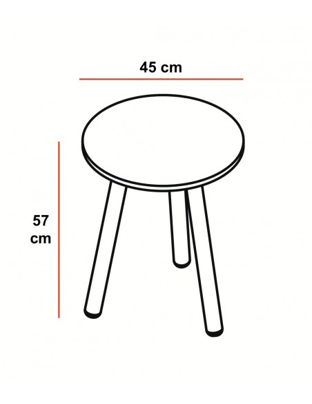 Table basse type Scandinave - MDD