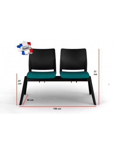 Poutre d’accueil en polypropylène Adela - SokoaPoutre d’accueil mixte Adela - Sokoa